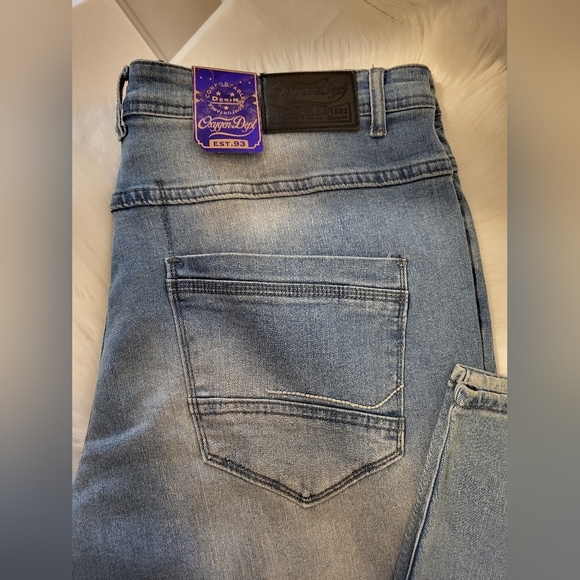 NEW Oxygen Men's Light Blue Jeans, Size 36x33 - Picture 4 of 7